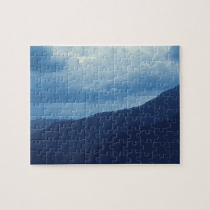 Blauw Storm in de bergen - 8 x 10 Legpuzzel