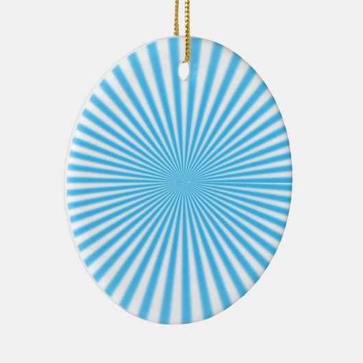 blauw stoutmoedig ontwerp keramisch ornament (Rechts)