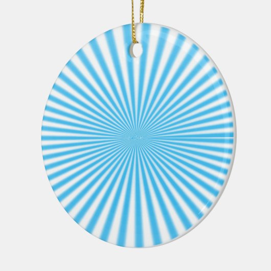 blauw stoutmoedig ontwerp keramisch ornament (Links)
