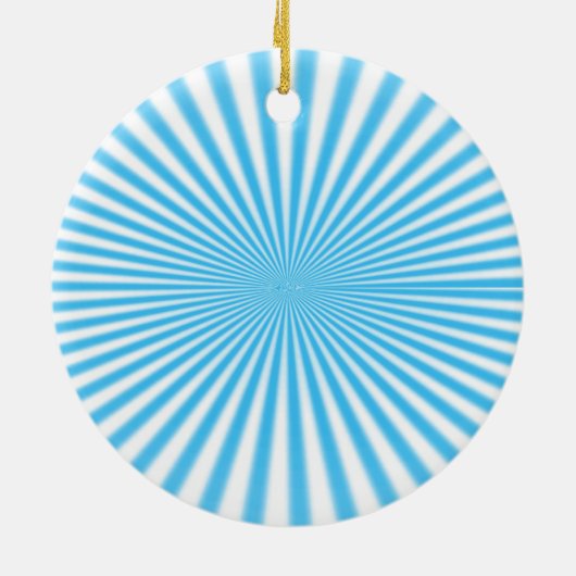 blauw stoutmoedig ontwerp keramisch ornament (Achterkant)