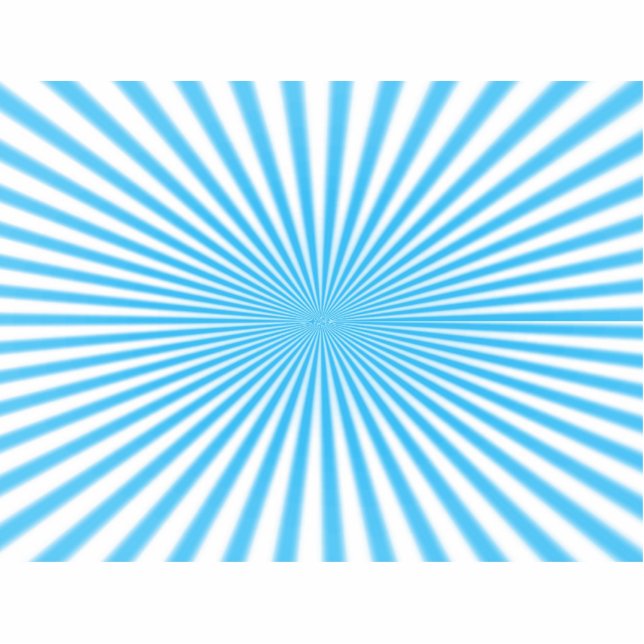 blauw stoutmoedig ontwerp staand fotobeeldje  (Voorkant)