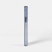 Blauw straalvliegtuig in de lucht Piloot Luchtvaar iPhone Hoesje (Rechterkant)
