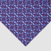 Blauw stramienblad tissuepapier (Detail)