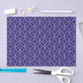 Blauw stramienblad tissuepapier (Craft)