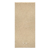 Blauw strand golven Trouwmenu 2 Reclamekaart (Achterkant)