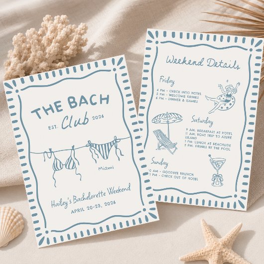 Blauw Strand Meisjesweekend Itinerary Kaart
