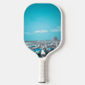 Blauw strand pickleball paddle (Achterkant)