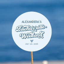Blauw strand vrijgezellenfeest cadeautje