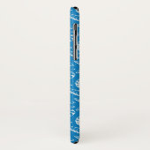 Blauw strandpatroon Case-Mate iPhone case (Achterkant/links)