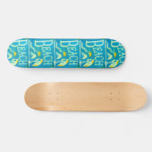 blauw strandskateboard skateboard (Horizontaal)