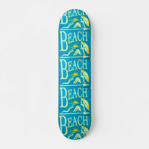 blauw strandskateboard skateboard