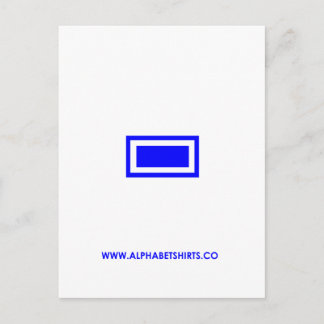 Blauw Streepje Briefkaart