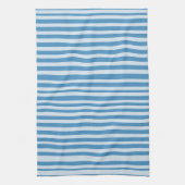 Blauw streepjespatroon theedoek (Verticaal)