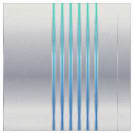 Blauw Stripe Combed Cotton (56-inch breedte) Fabri Stof