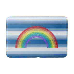 BLAUW STRIPE RAINBOW BATH MAT