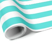  Blauw Striped Cadeaupapier (Rol Hoek)