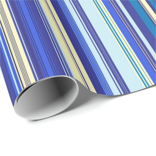 Blauw strippapier cadeaupapier (Rol Hoek)