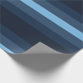 Blauw strippapier cadeaupapier (Hoek)
