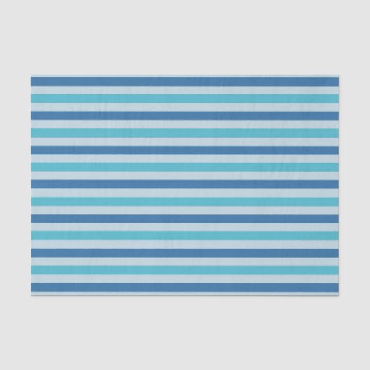Blauw strippapier tissuepapier (Voorkant)