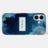 Blauw Stromend Abstract Case-Mate iPhone Case (Achterkant (horizontaal))