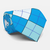 Blauw Stropdas (Opgerold)