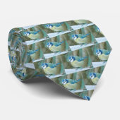Blauw Stropdas (Opgerold)