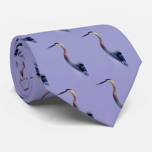 Blauw Stropdas (Opgerold)