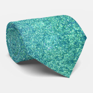 Blauw Stropdas Glitter