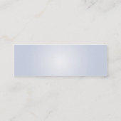 Blauw Stropdas - Skinny Mini Visitekaartje (Achterkant)