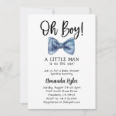 Blauw Stropdas, weinig Man is onderweg Kaart (Voorkant)