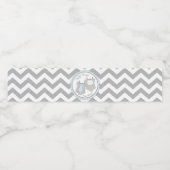 Blauw Stropdassen boog-stropdas Chevron Twin Boys  Waterfles Etiket (Enkel label)