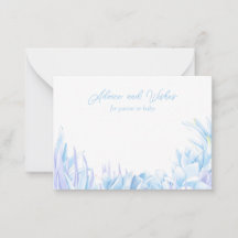 Blauw Succulent Baby shower Advies Botanisch