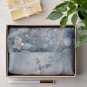 Blauw Summer Print Tissue Paper Tissuepapier (Geschenk)