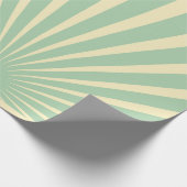  blauw sunburst posters cadeaupapier (Hoek)