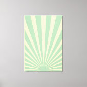  blauw sunburst posters canvas afdruk (Voorkant)