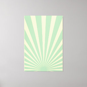 blauw sunburst posters canvas afdruk