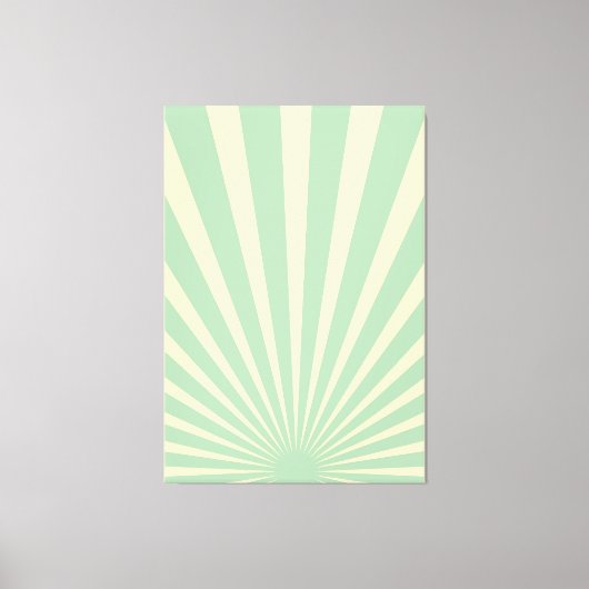 blauw sunburst posters canvas afdruk (Voorkant)