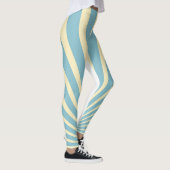  blauw sunburst posters leggings (Rechts)