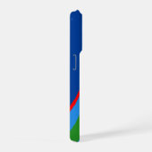 Blauw Surfboard Design iPhone 15 Hoesje Surfthema Pro Case (Rechterkant)
