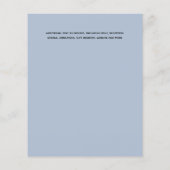 Blauw SWEET 16 Moderne Elegante Budget Verjaardag (Achterkant)