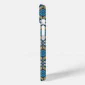 Blauw symmetrisch Boho patroon 18583 b xl Case-Mate iPhone Case (Achterkant / Links)