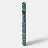 Blauw symmetrisch Boho patroon 18583 b xl Case-Mate iPhone Case (Achterkant / Links)