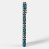 Blauw symmetrisch Boho patroon 18583 b xl Case-Mate iPhone Case (Achterkant / Rechts)
