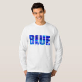 BLAUW T-SHIRT (Voorkant volledig)