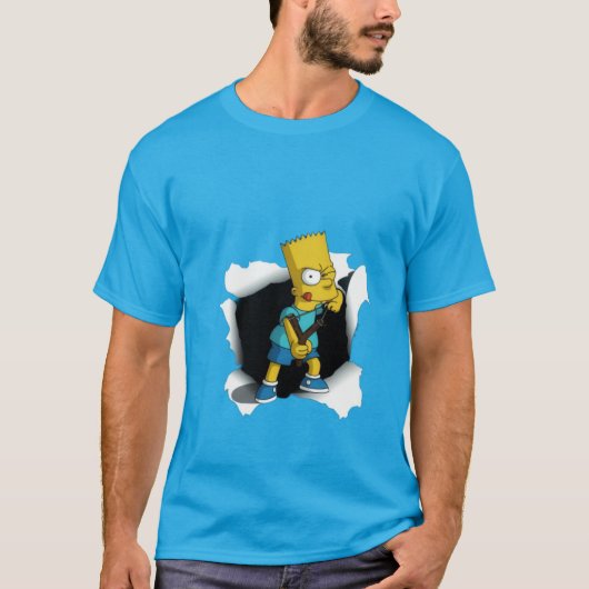 Blauw T-shirt (Voorkant)