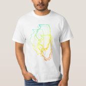 blauw t-shirt (Voorkant)