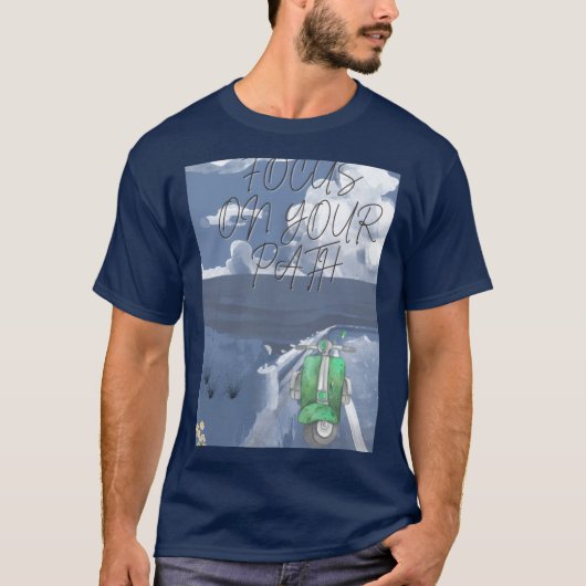 BLAUW T-SHIRT (Voorkant)