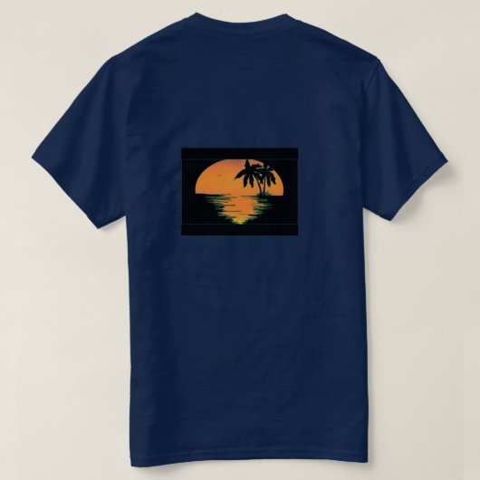 Blauw T-shirt (Design achterkant)