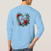 blauw T-shirt (Achterkant)