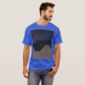 Blauw T-shirt met nachtscène (Voorkant volledig)